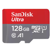 SanDisk Ultra microSDXC 128GB 140MB/s - 2 Pack - Extended...