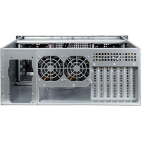 Inter-Tech 4U 40240 - Rack - Server - Schwarz - Grau - ATX - micro ATX - Mini-ATX - Mini-ITX - Stahl - Alarm - HDD - Netzwerk - Leistung