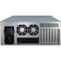 Inter-Tech 4U-4424 - Rack - Server - Schwarz - Silber - ATX - EATX - EEB - Mini-ITX - uATX - Metall - 4U