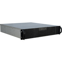 Inter-Tech IPC 2U-20248 - Rack - Server - Schwarz - ATX - micro ATX - Mini-ITX - Stahl - HDD - Netzwerk - Leistung
