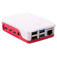 Raspberry Pi Geh&auml;use f&uuml;r Pi 4 Model B Rot/Wei&szlig;