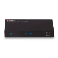 Lindy 38337 - HDMI - Mikro-USB - Metall - Schwarz - 60 Hz - 48 Gbit/s