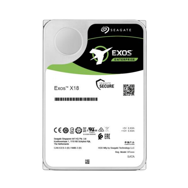 Seagate Exos X18 - 3.5 Zoll - 10000 GB - 7200 RPM