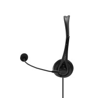 Lindy 42870 Binaural Kopfband Schwarz Headset