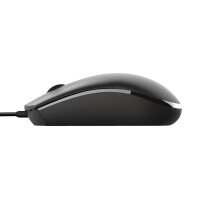 Trust Basi - Beidhändig - Optisch - USB Typ-A - 1200 DPI - Schwarz