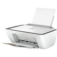 HP DeskJet 2820e All-in-One-Drucker - Farbe - Drucker f&uuml;r Zu Hause - Drucken - Kopieren - Scannen - Scannen an PDF - Thermal Inkjet - Farbdruck - 4800 x 1200 DPI - Farbkopieren - A4 - Silber - Wei&szlig;
