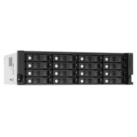 QNAP TL-R1620Sep-RP - HDD / SSD-Gehäuse - 2.5/3.5 Zoll - SAS-3 - Serial ATA III - Hot-Swap - Rack-Einbau - Schwarz - Grau