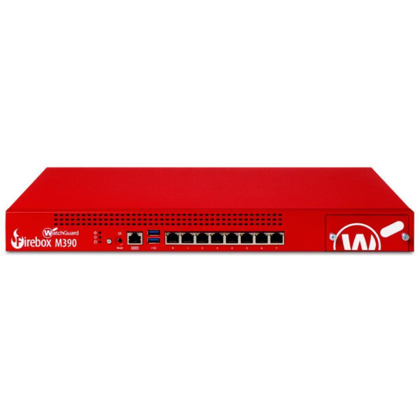 WatchGuard Firebox Trade up to M390 - 2400 Mbit/s - 18 Gbit/s - 1800 Mbit/s - 5,2 Gbit/s - 1,32 Mbit/s - 3,1 Gbit/s