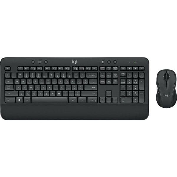 Logitech Advanced MK545 - Volle Größe (100%) - RF Wireless - QWERTY - Schwarz - Maus enthalten