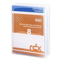 Overland-Tandberg RDX SSD 8TB Kassette - RDX-Kartusche - RDX - 8000 GB - FAT32 - NTFS - exFAT - ext4 - Schwarz - 1500000 h