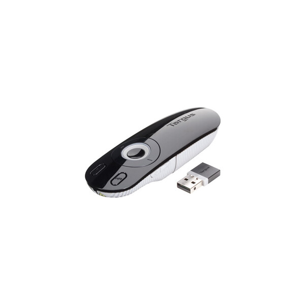 Targus Laser Presentation Remote - USB - 15 m - Schwarz - Grau