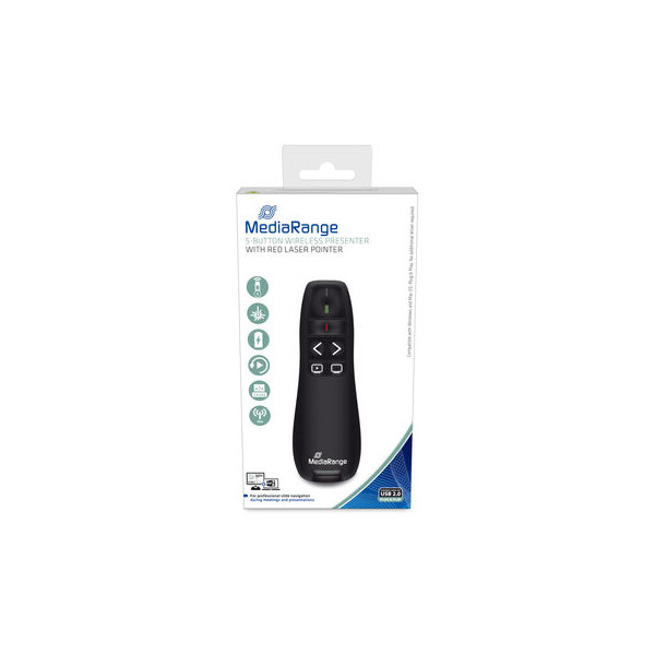 MEDIARANGE MROS220 - RF - USB - 15 m - Schwarz