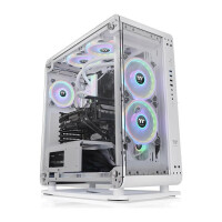 Thermaltake Core P6 Tempered Glass Snow Mid Tower - Midi Tower - PC - Wei&szlig; - ATX - CEB - micro ATX - Mini-ITX - SPCC - Geh&auml;rtetes Glas - Gaming