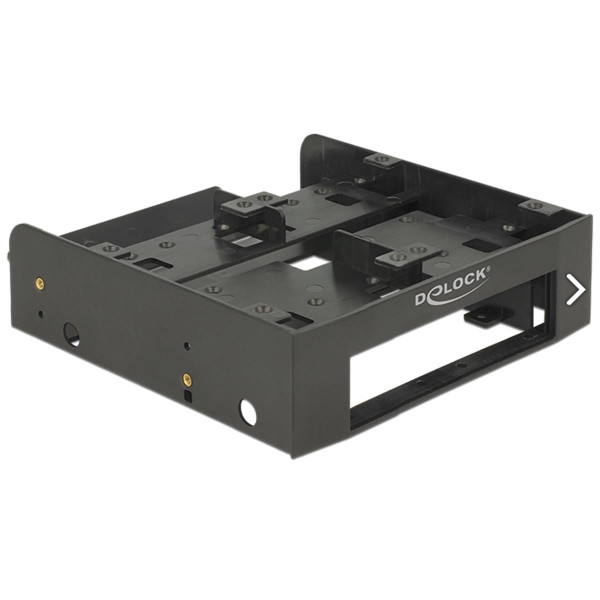 Delock Installation Frame - Speichereinschubadapter - 13,3 cm bis 1 x 8,9 und 2 x 6,4 cm (5,25" bis 1 x 3,5" und 2 x 2,5")