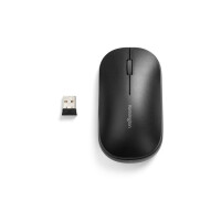 Kensington SureTrack™ Kabellose Maus mit Bluetooth & Nano-USB-Empfäger - Beidhändig - RF Wireless + Bluetooth - 2400 DPI - Schwarz