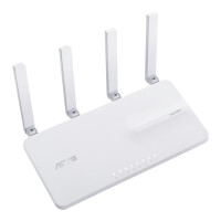 ASUS EBR63 – Expert WiFi - Wi-Fi 6 (802.11ax) - Dual-Band (2,4 GHz/5 GHz) - Eingebauter Ethernet-Anschluss - Weiß - Tabletop-Router