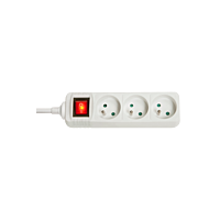 Lindy 73124 Innenraum 3AC outlet(s) Weiß Verlängerungskabel