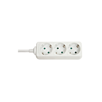 Lindy 73100 Innenraum 3AC outlet(s) Weiß Verlängerungskabel