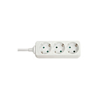 Lindy 73100 Innenraum 3AC outlet(s) Weiß Verlängerungskabel