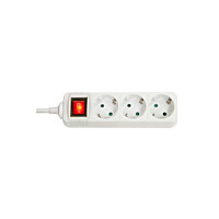 Lindy 73101 Innenraum 3AC outlet(s) Weiß Verlängerungskabel