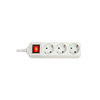 Lindy 73101 Innenraum 3AC outlet(s) Weiß Verlängerungskabel