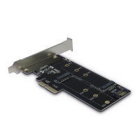 Inter-Tech KT015 - PCIe - M.2 - SATA - PCIe 3.0 - Schwarz...