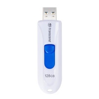 Transcend JetFlash 790 128GB - 128 GB - USB Typ-A - 3.2 Gen 1 (3.1 Gen 1) - Dia - 4,9 g - Wei&szlig;