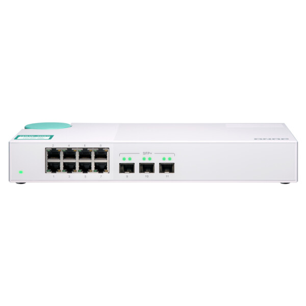 QNAP QSW-308S - Unmanaged - Gigabit Ethernet (10/100/1000)