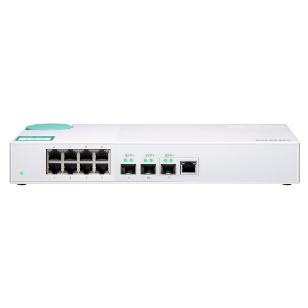 QNAP QSW-308-1C - Unmanaged - Gigabit Ethernet (10/100/1000)