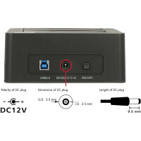 Delock Dual Dockingstation SATA > USB 3.0