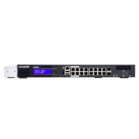 QNAP QGD-1600P - Managed - Gigabit Ethernet (10/100/1000) - Vollduplex - Power over Ethernet (PoE) - Rack-Einbau - 1U