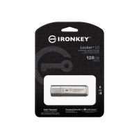 Kingston IronKey Locker+ 50 - 128 GB - USB Typ-A - 3.2 Gen 1 (3.1 Gen 1) - 145 MB/s - Kappe - Silber
