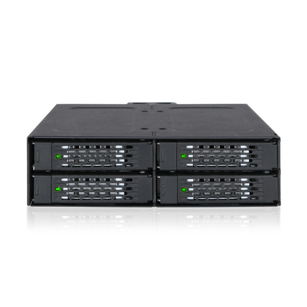 Icy Dock MB607SP-B - 13,3 cm (5.25 Zoll) - HDD-Käfig - 2.5 Zoll - Schwarz - Metall - CE - REACH