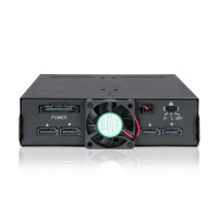 Icy Dock MB607SP-B - 13,3 cm (5.25 Zoll) - HDD-Käfig - 2.5 Zoll - Schwarz - Metall - CE - REACH