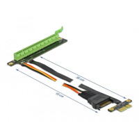 Delock 85768 - PCIe - PCIe - Schwarz - Gr&uuml;n - 0,3 m - 1 St&uuml;ck(e)