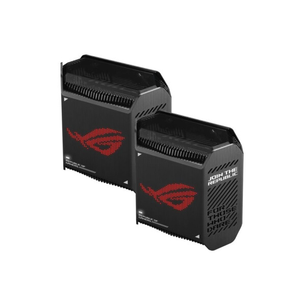 ASUS ROG Rapture GT6 (B-2-PK) - Schwarz - Intern - Mesh-Router - Leistung - 538,8 m² - Tri-Band (2,4 GHz / 5 GHz / 5 GHz)