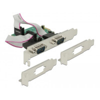 Delock 89641 - PCIe - Seriell - Niedriges Profil - PCIe 2.0 - RS-232 - Gr&uuml;n