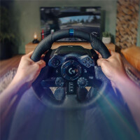 Logitech G G923 - Lenkrad + Pedale - PC - PlayStation 4 - PlayStation 5 - D-Pad - Analog / Digital - 900° - Kabelgebunden