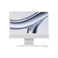 Apple iMac 24&quot; M3 8-Core CPU 10-Core GPU 256GB SSD Silver - 8 GB - 256 GB