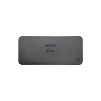 Dicota D31951 - Kabelgebunden - USB Typ-C - 3,5 mm - 10,100,1000 Mbit/s - Schwarz - 10 Gbit/s