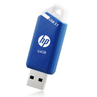 HP PNY x755w Triple Pack - 64 GB - USB Typ-A - 3.2 Gen 1 (3.1 Gen 1) - 75 MB/s - Dia - Blau - Weiß