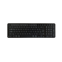 Contour Design Balance Keyboard BK - Drahtlose Tastatur-DE Version - Volle Gr&ouml;&szlig;e (100%) - RF kabellos + USB - QWERTZ - Schwarz