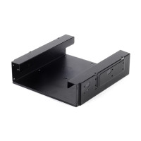 SilverStone SDP10 - HDD-Käfig - Stahl - Schwarz - 13,3 cm (5.25 Zoll) - 148 mm - 152,8 mm
