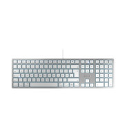 Cherry KC 6000C FOR MAC - USB - Scherenschlüsselschalter - QWERTZ - Silber