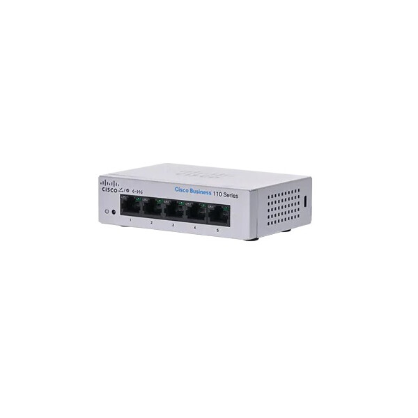 Cisco CBS110 - Unmanaged - L2 - Gigabit Ethernet (10/100/1000) - Vollduplex - Rack-Einbau - 1U