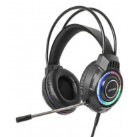 IC Intracom RGB LED Over-Ear USB Gaming-Headset...