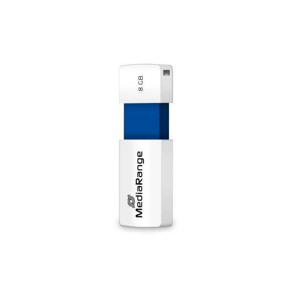 MEDIARANGE MR971 - 8 GB - USB Typ-A - 2.0 - 12 MB/s - Dia - Blau - Weiß