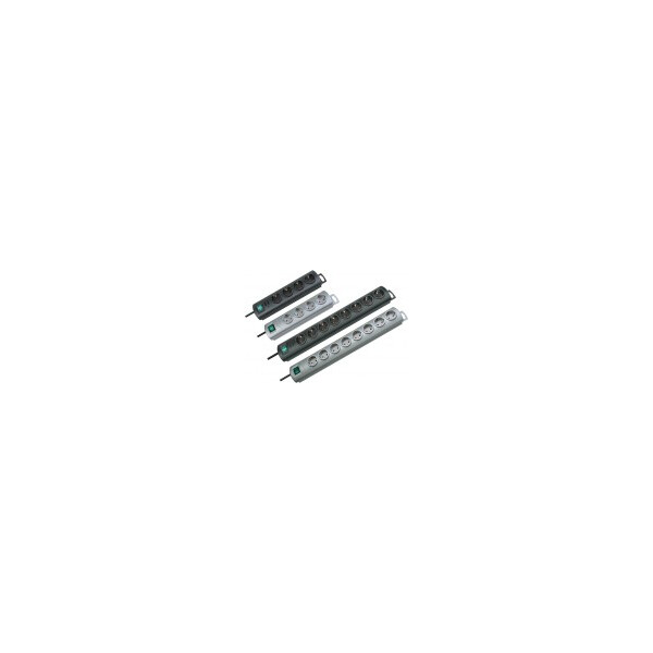Brennenstuhl BN-1153300120 - 2 m - 10 AC-Ausgänge - Kunststoff - Schwarz - 250 V - 50 - 60 Hz