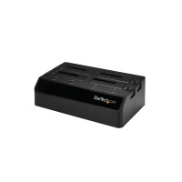 StarTech.com USB 3.0 4 Bay 2,5&quot; / 3,5&quot; SATA III Festplatten / SSD Dockingstation mit UASP und zwei L&uuml;ftern - Speichergeh&auml;use - 4 Sch&auml;chte ( SATA-600 )