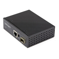 StarTech.com PoE + Industrial Media Converter 60W - Medienkonverter LWL Kupfer - Singlemod
